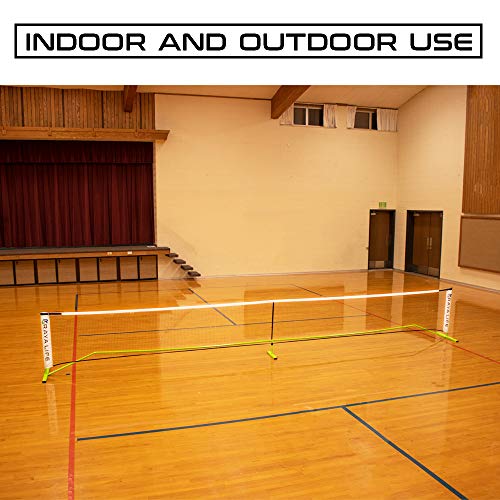 Rayalife Portable Pickleball Net & Badminton Net 2 In 1 - 22Ft Width Standard Pickleball Net Size- Indoor & Outdoor Multi-Sport Pickleball Net – Weatherproof, Durable, Easy Assembly #TOP5
