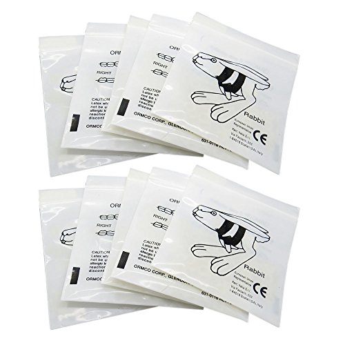10 Packs Dental Orthodontics 3-1/2 Oz Force Clear Elastics Rubber Bands 3/16