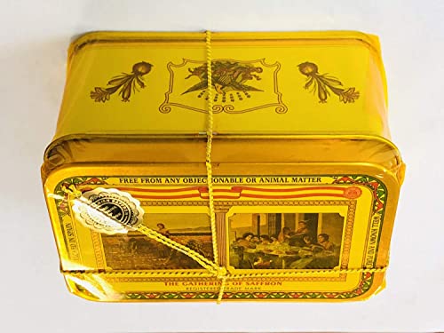 Spanish Saffron Tin Gathering Of Saffron Select Grade 1/2 Oz Tin By Antonio Garcia Inest #TOP2