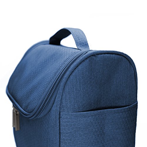 Travel Hanging Toiletry Bag for men and women, Airlab Large Toiletries Organizer, Make up, Cosmetic bag with Handle and Hook, Travel Organizer, Navy