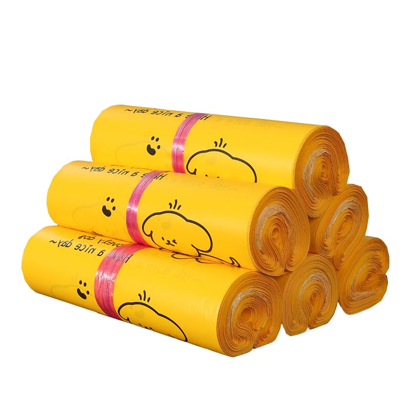 Enveloppe Plastique Expedition Sac de courrier logistique en plastique de couleur jaune, 50 pièces, sac de courrier imprimé, sacs de rangement de cadeaux de fête Express auto-scellants(28X38X4cm-01)