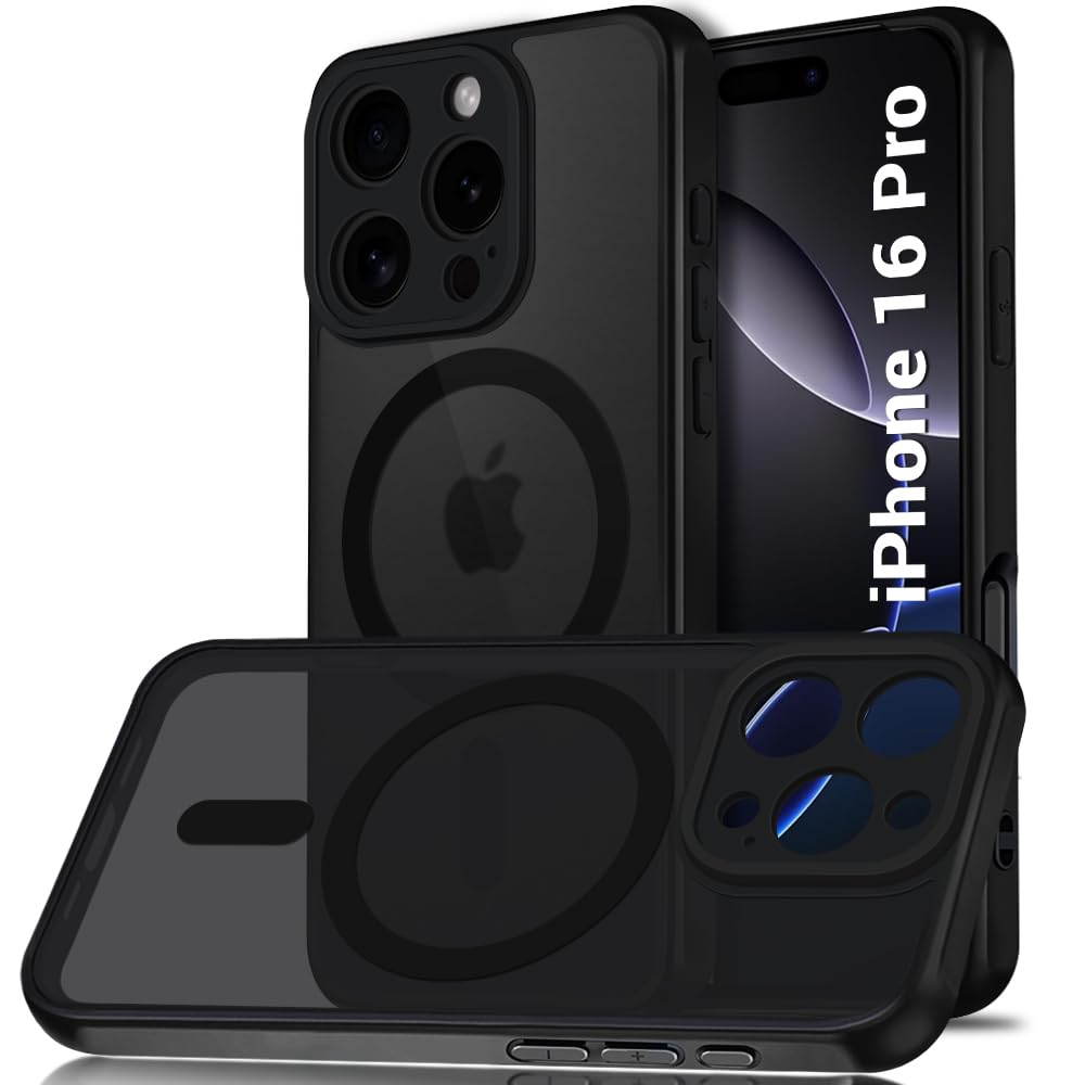 TheGiftKart for iPhone 17 Pro Max Case, Matte Frosted Hard Back Cover Compatible with MagSafe, Hybrid Shockproof iPhone 17 Pro Max Cover with Camera & Screen Protection (PC & TPU, Translucent Black) — Amazon image 25
