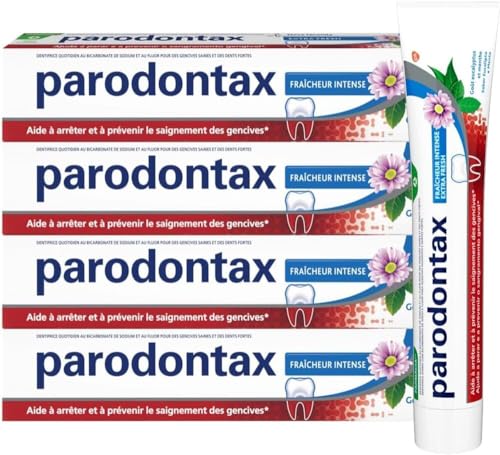 Parodontax Dentifrice pour soulager la sensibilité dentaire et purifier l'haleine, 4 tubes