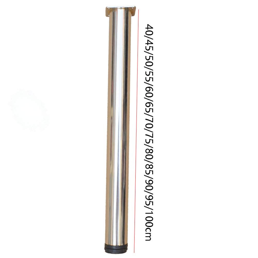 Gambe del Tavolo da Pranzo Piedini di Supporto per mobili in Acciaio Inox Piedini Regolabili per scrivania per Computer con Accessori di Montaggio