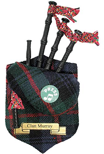 Murray Clan Musical Bagpipe Fridge Magnet, Made in Scotland
