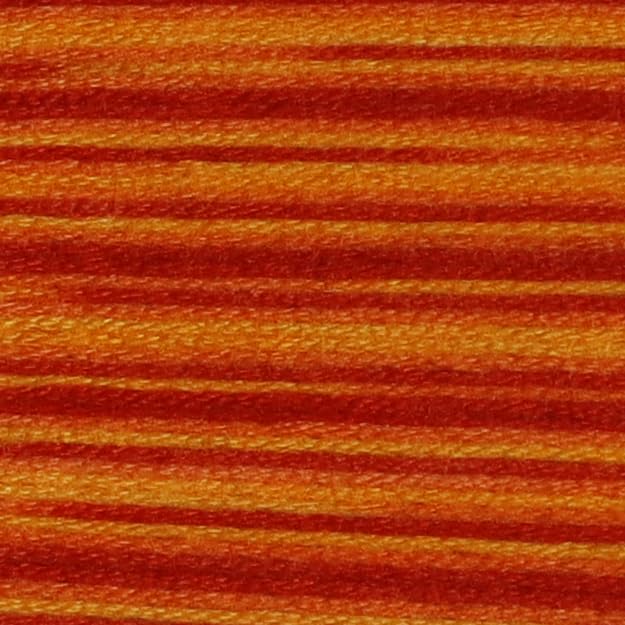 Image of KCS Big skeins of 25 Meters Size 25 Color Variegated Cross Stitch Stranded Threads,6 skeins,51