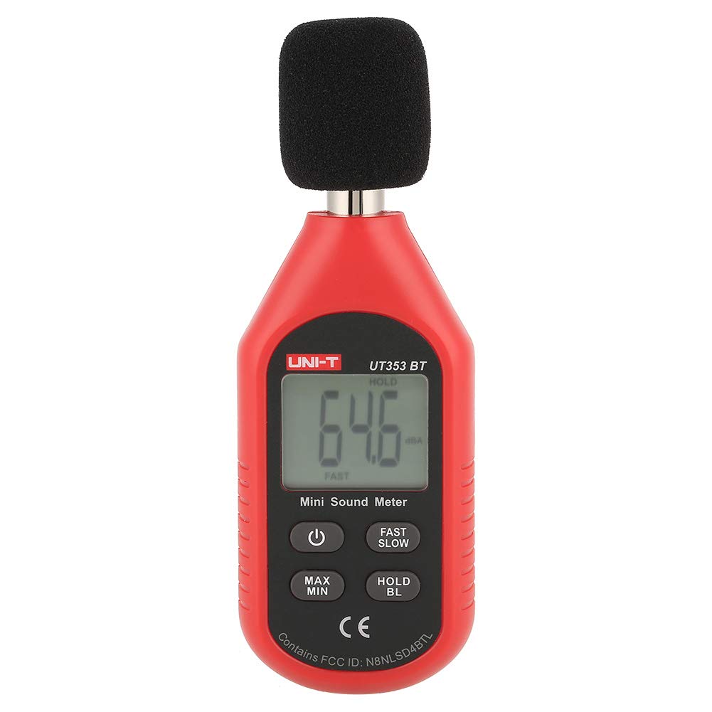Sound Level Meter, Digital Bluetooth Noise Meter Tester Decibel Meter 30 to 130dB Monitoring Sound SPL Tester Sound Analyzer for Home, Noisy Neighbor