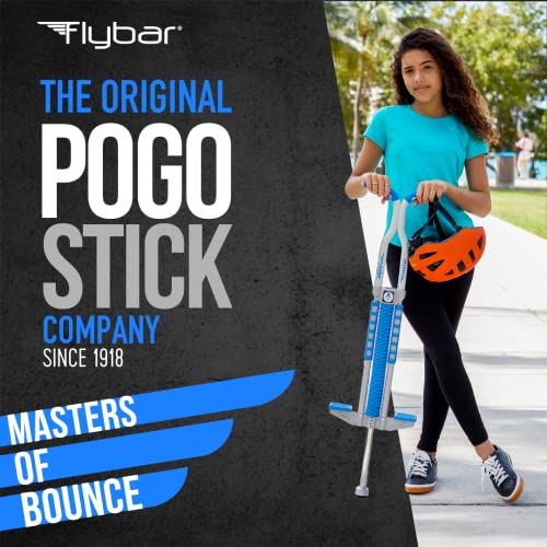 Image of Flybar Master Pogo Stick for Kids Ages 9+, 80-160 lbs - Easy Grip Handles - Active Exercise Toy for Tweens & Teens - Outdoor Toy with Non-Slip Foot Pegs for Boys and Girls - No Assembly Needed