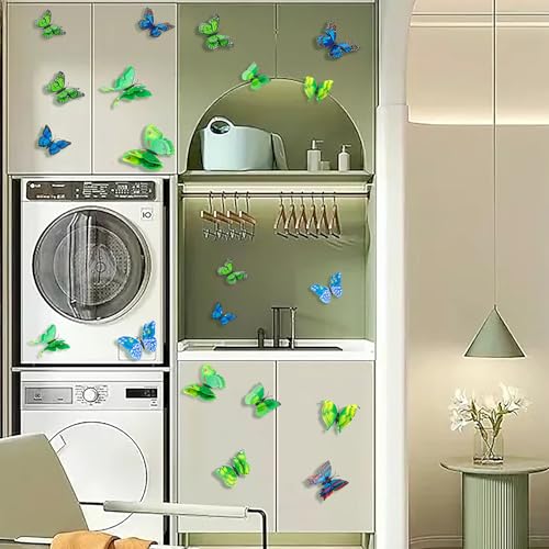 Decoraciones 3D de Mariposas para Pared, 24 Piezas miniatura 6