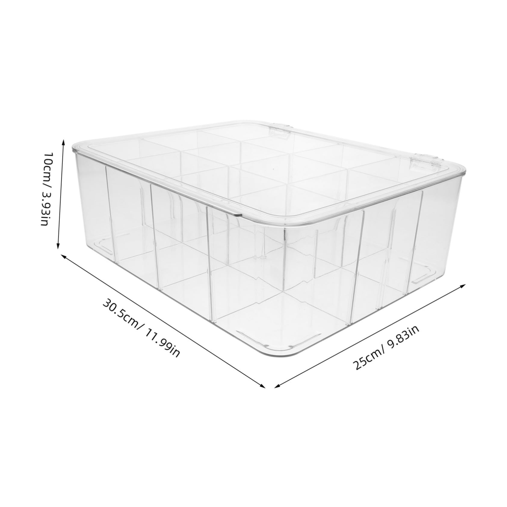PRETYZOOM Scatola Porta Carte Trasparente Per Scrivania Contenitore Di Plastica Per Biglietti Da Visita Espositore Porta Carte Da Tavolo Con Coperchio Per Ufficio e Casa