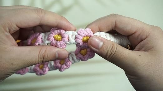 Wisebom 2 Pièces Porte Clés Macramé, Porte-Clés Gland Clés, Tressé