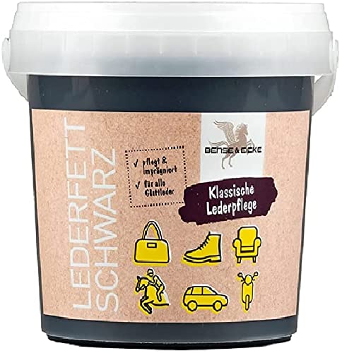 Lederfett schwarz 1000 ml von Bense&Eicke Cover