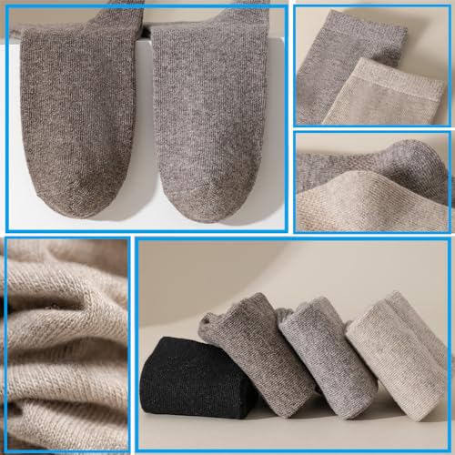MAGIARTE Merino Wool Socks Christmas Gift Pack Light Weight Winter Warm Vintage Cozy Crew Socks for Women and Men 3 Pack3