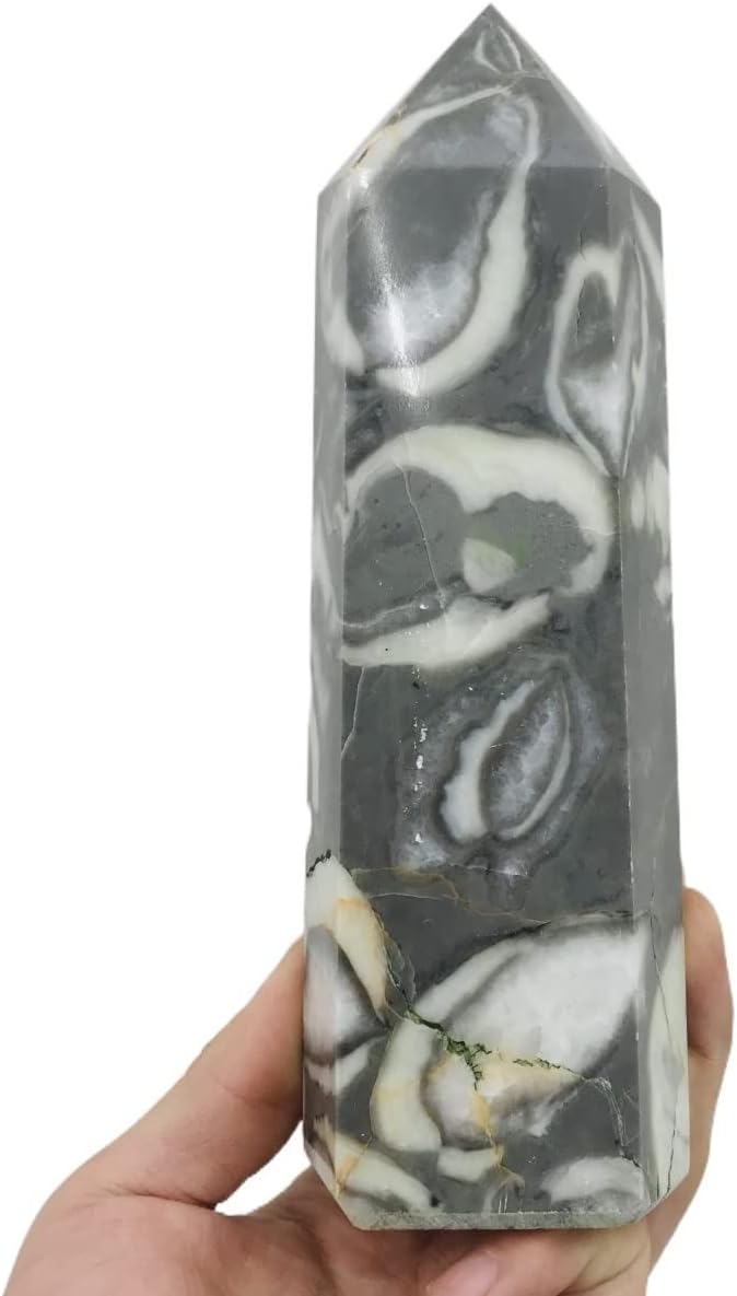 天然クリスタルシェルは柱、クリスタルピラー、鉱石マーカー、石です ZFUGEDRLI (Size : 200g)