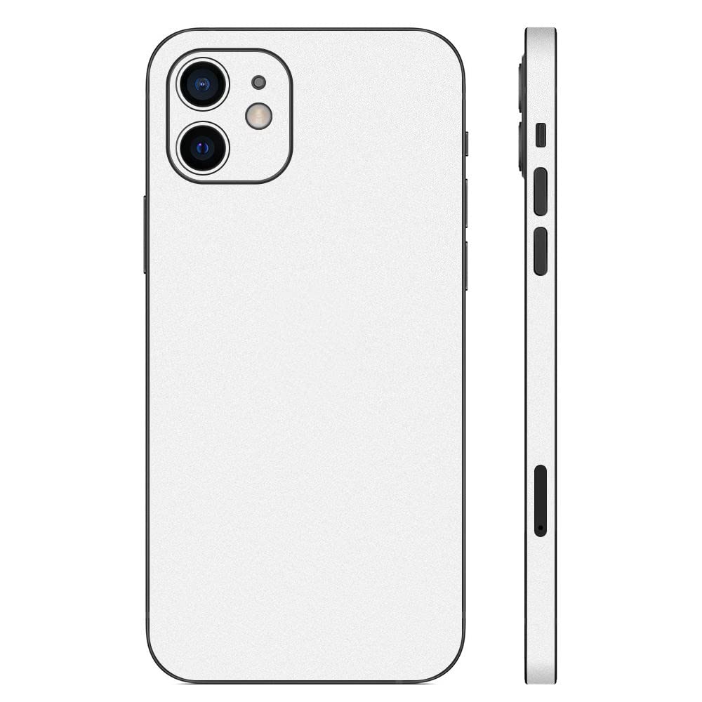 Amazon | wraplus スキンシール iPhone12 対応 [ホワイト] 背面 側面 