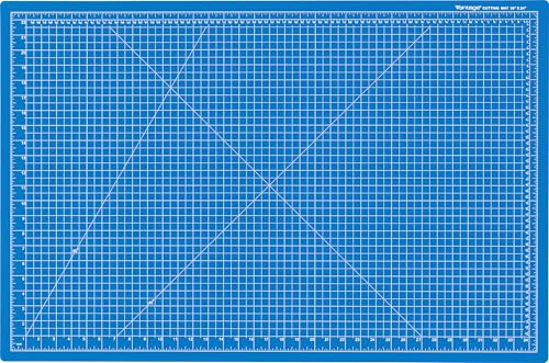 Dahle Vantage 10693 Schneidematte, selbstheilend, 61 x 91,4 cm, 1,27 cm Raster, 5 Schichten für maximale Heilung, perfekt zum Basteln und Nähen, Blau