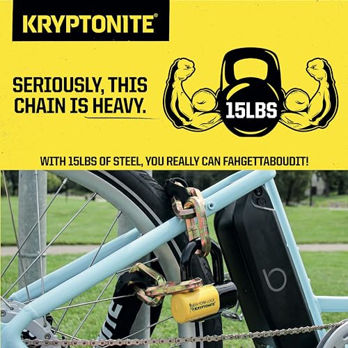 Image of Kryptonite New York Fahgettaboudit Chain 1415 & New York Disc Lock