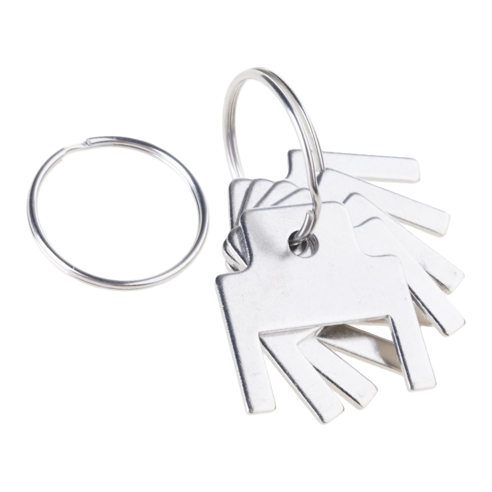 6Pcs Commercial Restroom Access Sturdy Stainless Steel Construction Fit for Paper Dispensers Use Dispenser