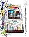 ONLINE Brush-Pen Set Calli.Brush I 24 Double-Tip Pinselstifte mit Kalligrafie-Spitze & Pinselspitze I farbenfrohe Handlettering Stifte für Kalligraphie, Bullet Journals & Co. I in Bambus-Box MI 4 günstig Kaufen-ONLINE Brush-Pen Set Calli.Brush I 24 Double-Tip Pinselstifte mit Kalligrafie-Spitze & Pinselspitze I farbenfrohe Handlettering Stifte für Kalligraphie, Bullet Journals & Co. I in Bambus-Box