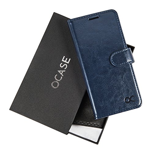 Ocase Samsung Galaxy S9 Case Leather Flip Wallet Case For Samsung Galaxy S9 Devices (Blue) #TOP7