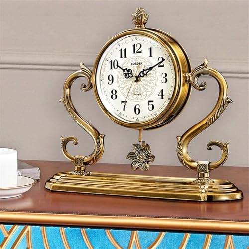 Reloj de Sobremesa grande de lujo digital con lectura clara y péndulo 5