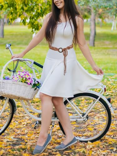 TeeYee Women Renaissance Rope Belts Waist Belts for Dresses Bohemian Style Braided Belt4