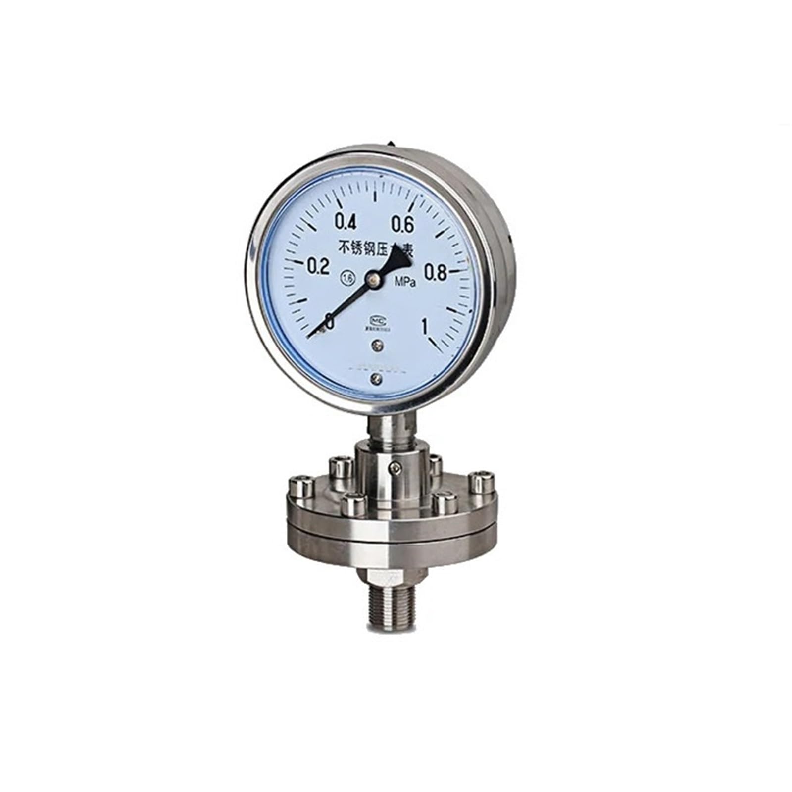 El manómetro de diafragma sellado con 0~40Mpa | Pressure Range 60mm Diameter