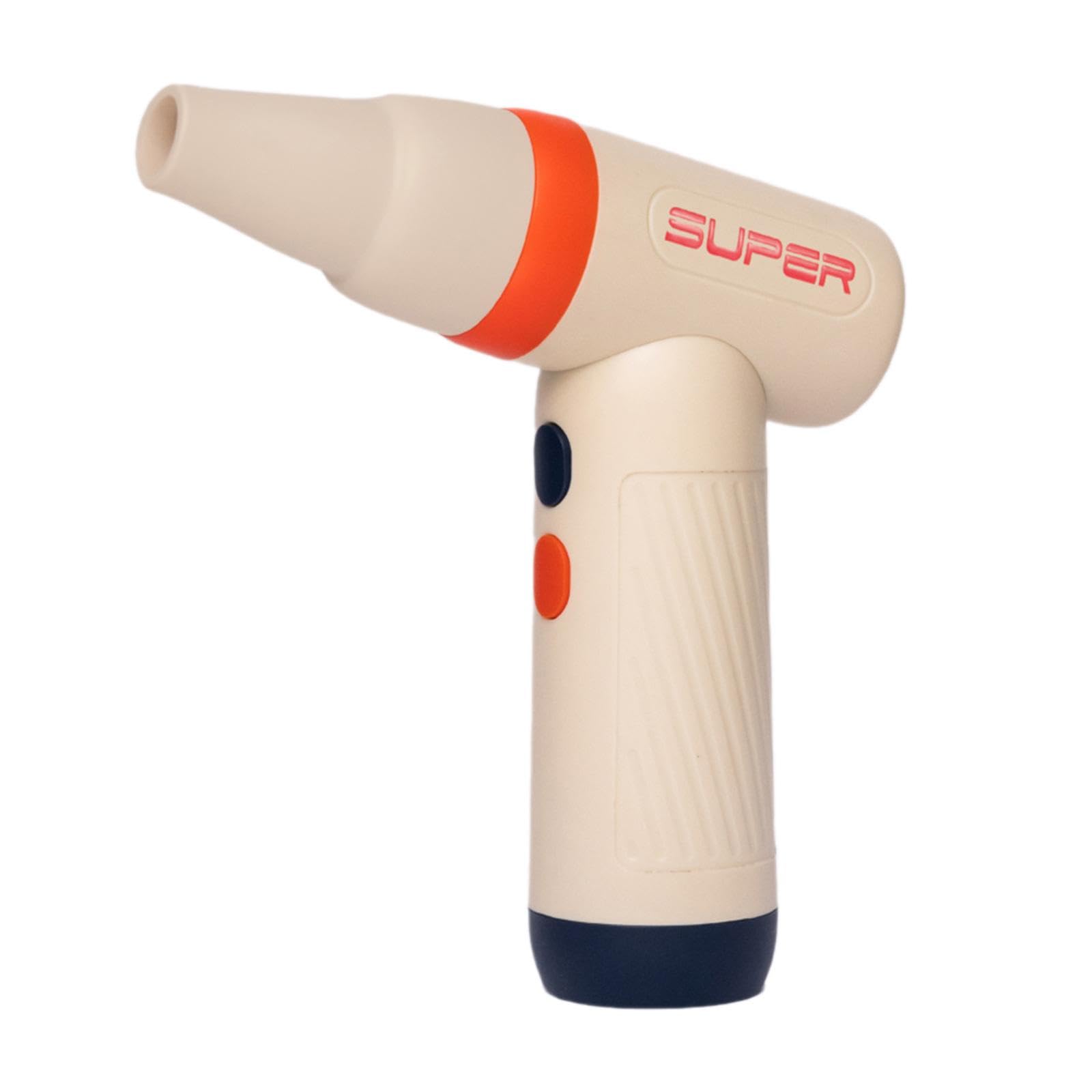 Colcolo Reise-Haartrockner (nur Kaltwindmodus), klein, professionell, 3 einstellbare Windstärken, schnelles Trocknen, für unterwegs, Salon, Zuhause, Geschenk, Orange