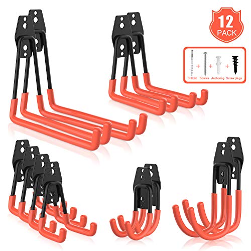 Ganci Per Scaffali E Pali Verticali - Set Da 6 Pezzi Per Garage, Cucina E Campeggio, Multiuso