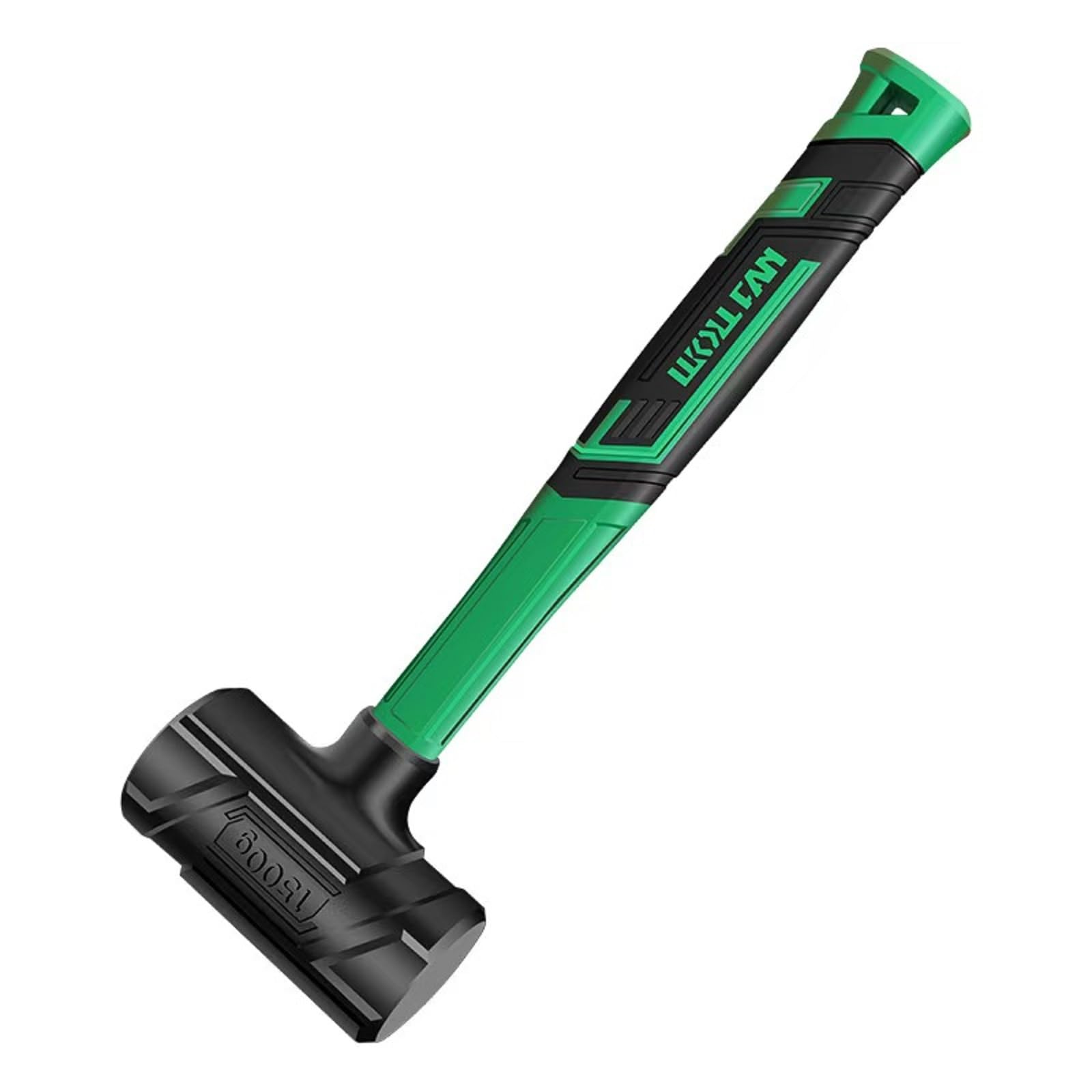 BUSKPOK Dead Blow Hammer, Rubber Mallet with Non-Slip Grip, Marring Resistant (3LB)