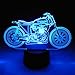 Produktbild LED Lampe Triumph Motorrad Biker Farbwechsel 3D Tischleuchte Tischlampe Show-Effekt Clubhaus