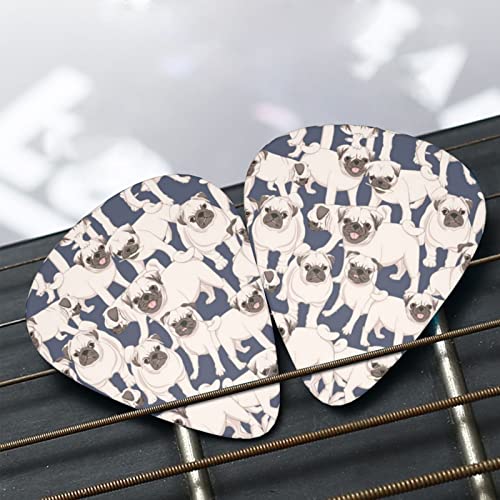 Médiators Guitare 12-Pack Funny Pug Pattern Guitar Picks Pour Guitare Électrique Guitare Acoustique Diverses Guitares - Les Beatles, Paul McCartney, John Lennon, RIngo Starr, George Harrison Médiators Guitare 12-Pack Funny Pug Pattern Guitar Picks Pour Guitare Électrique Guitare Acoustique Diverses Guitares – Image 7