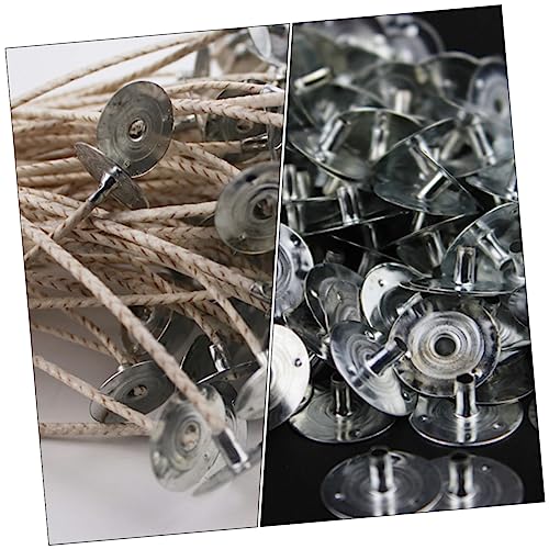 Base metálica para mechas de vela 400 piezas miniatura 5