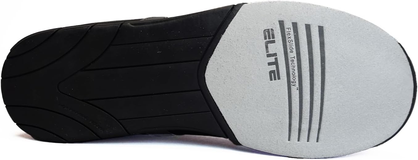 ELITE Men's Basic Bowling Shoes - Universal Sliding Soles, Lightweight, and Comfortable.