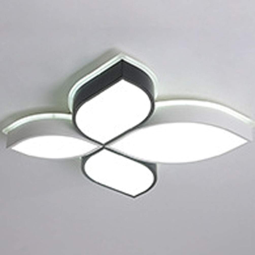 Plafonnier LED de cuisine et chambre lumineuse blanche 60cm