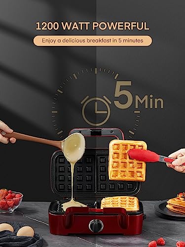 Piastra Waffles Maker 3 in 1, 1200W Tostapane
