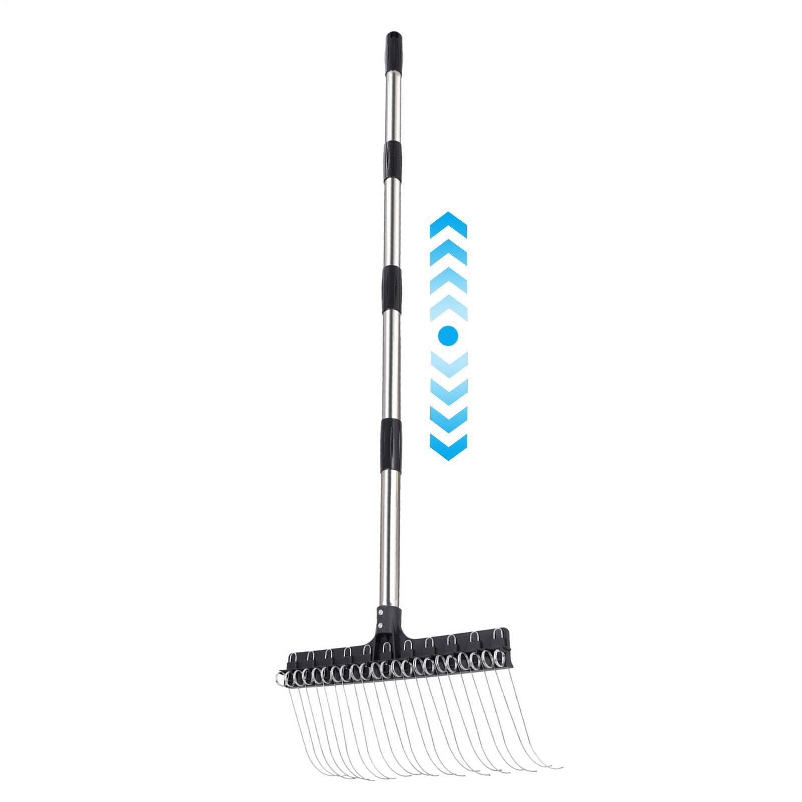 Rechen Garten | Garten-Laubrechen - 98–160 cm, Dehnbar Und Verstellbar