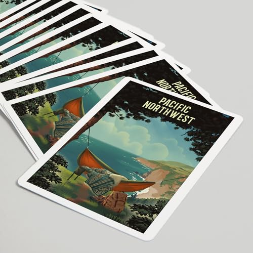 Lantern Press Pacific Northwest, Naipes Poker 52 cartas miniatura 5