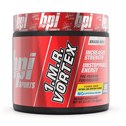 BPI Sports1Mr Vortex,Pre Training Powder-Fruit Punch, 50 Serving