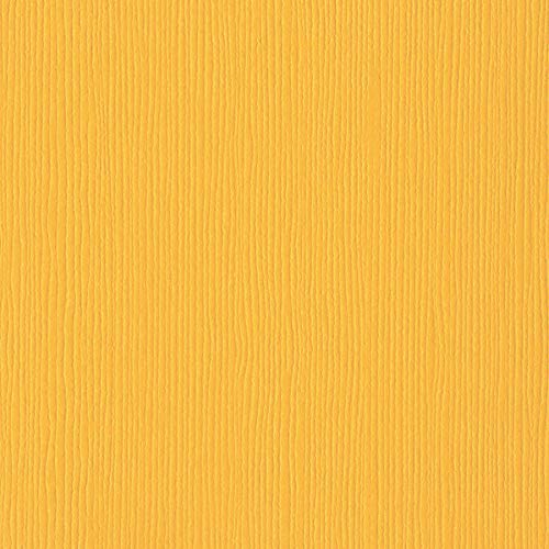 Bazzill DESERT MARIGOLD 12x12 Textured Cardstock | 80 lb Golden Orange Scrapbook Paper | Premium Card Making and Paper Crafting Supplies | 25 Sheets per Pack