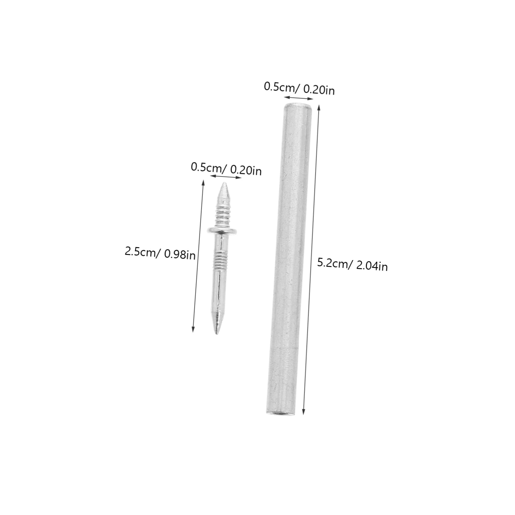 ARTIBETTER 101pcs Traceless Nails for Skirting Dual- Design Strong Suitable for Wall Materials