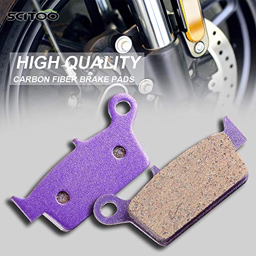 Front And Rear Craton Brake Pads For Honda Xr650L 1993-2009 Xr600R 1993-2000 #TOP2