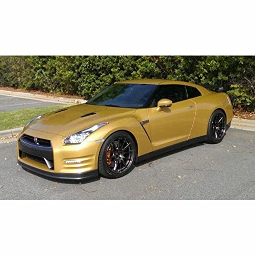 Image of HOME13 Golden Metallic Wrap Car & Bike DIY Wrap Sheet Roll Film Sticker Decal Rated for Automotive & Bike (24 x 480)