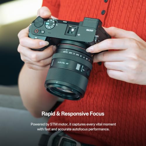 Image of VILTROX 75mm f /1.8 EVO E-Mount Lens, AF 75mm F1.8 Large Aperture Autofocus APS-C Prime Lens Compatible with Sony E-Mount Mirrorless Cameras Alpha a7III a7R a7RII a7S a7SII a9 a7C FX2 /3 a6600 a6700