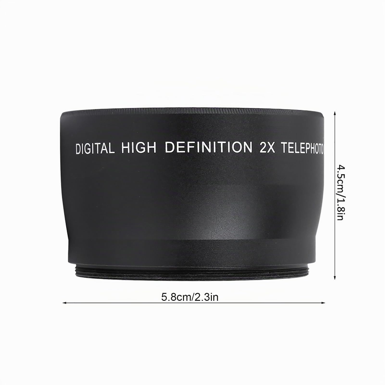 Teleobjetivo 2X KIMISS 58 mm 2X Aumento universal teleconvertidor para accesorios de cámaras fotográficas