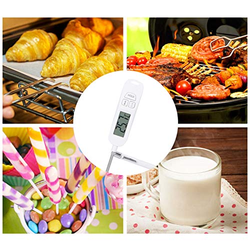 Koken Temperatuur Meters, met Roestvrij Staal -50℃-300℃ Snel Temperatuur Meting in 5 Seconden Temperatuur Vochtigheid… - Image 5
