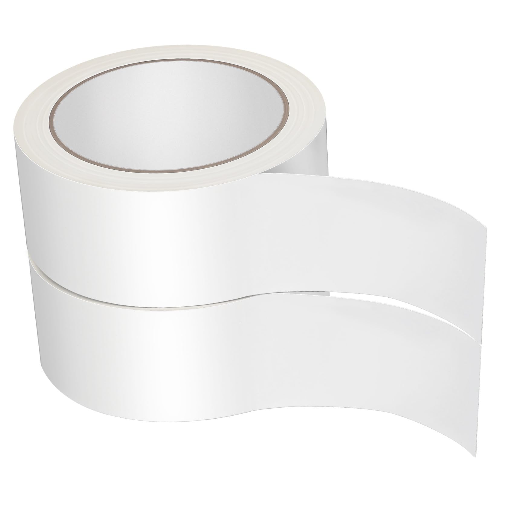 Balacoo Cinta de Sellado de Papel Kraft en Color Claro, 2 Rollos, Grabable | Adhesiva al Humedecerse, Diseño Liso de Color Sólido, para Cierre de Cajas y Pegado