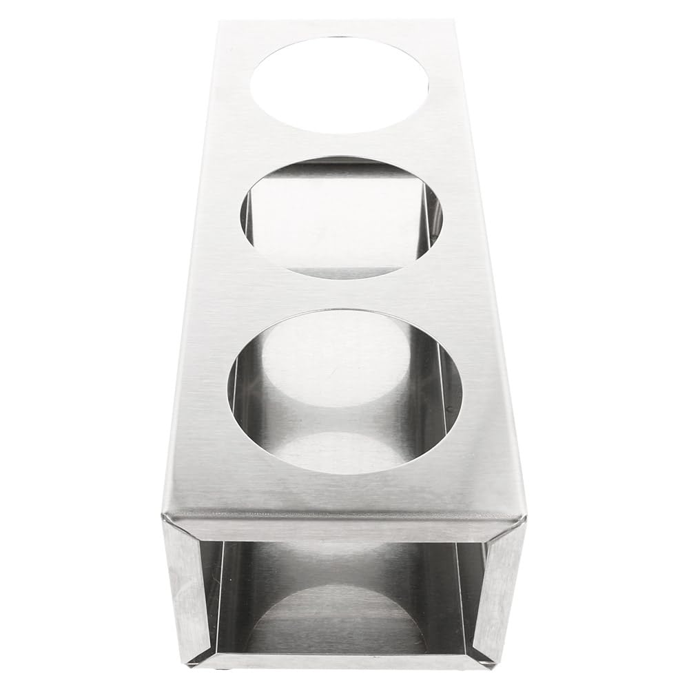 Spaziatore Per 3 Dosatori Salsa 720 Ml 28X10X8 Cm Argento Acciaio Inox - 1 Unità