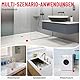 Hzetuu Schwallschutzleiste Dusche Selbstklebend – 100cm Wasserstopper Dusche, Flexibles Silikon, Wasserdicht, Rollstuhlgerechtes Design, Schnell Installieren, Einfach Zu Zuschneiden