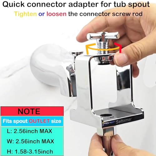 Pet-Shower-Attachment-Dog-Washing-Supplies-Set-Bathtub-Sprayer-with-Upgrated-Quick-Metal-Connector-6ft-Hose-for-Bathroom-Tub-Spout-wFront-Diverter Pet Shower Attachment Dog Washing Supplies Set Bathtub Sprayer with Upgrated Quick Metal Connector 6ft Hose for Bathroom Tub Spout wFront Diverter